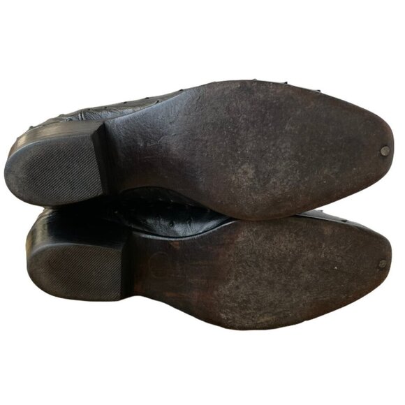 Justin Ostrich Cowboy Boots (OFFERS WELCOME) - Picture 7 of 16